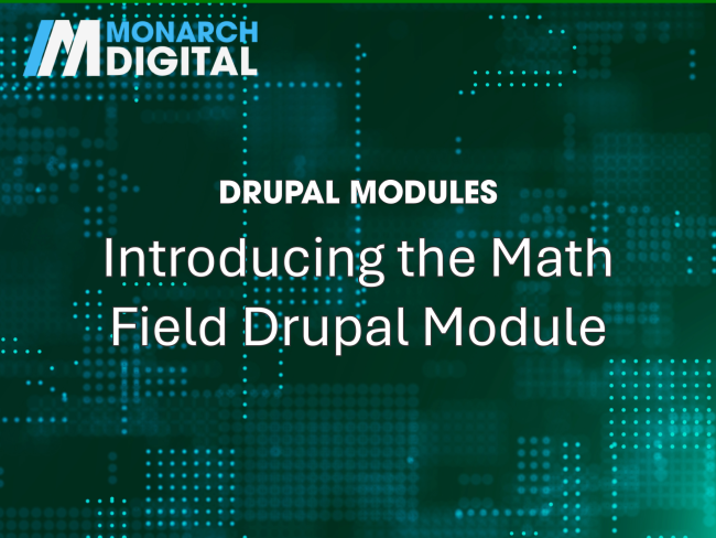 Introducing the Math Field Drupal Module