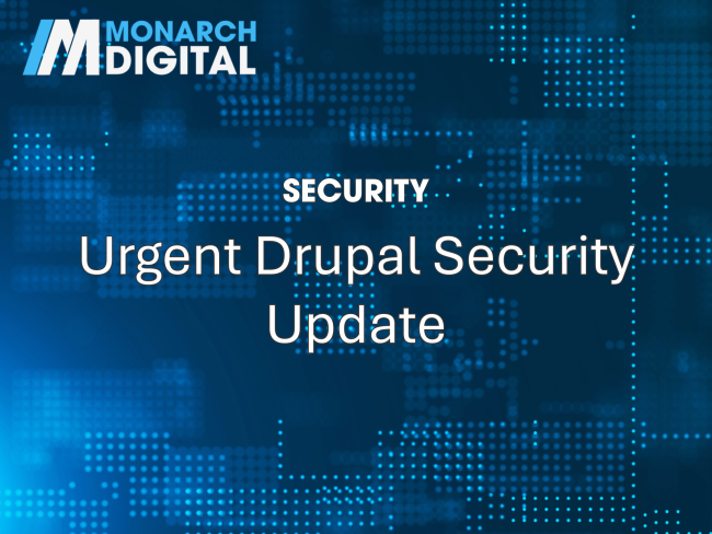 Urgent Drupal Security Update